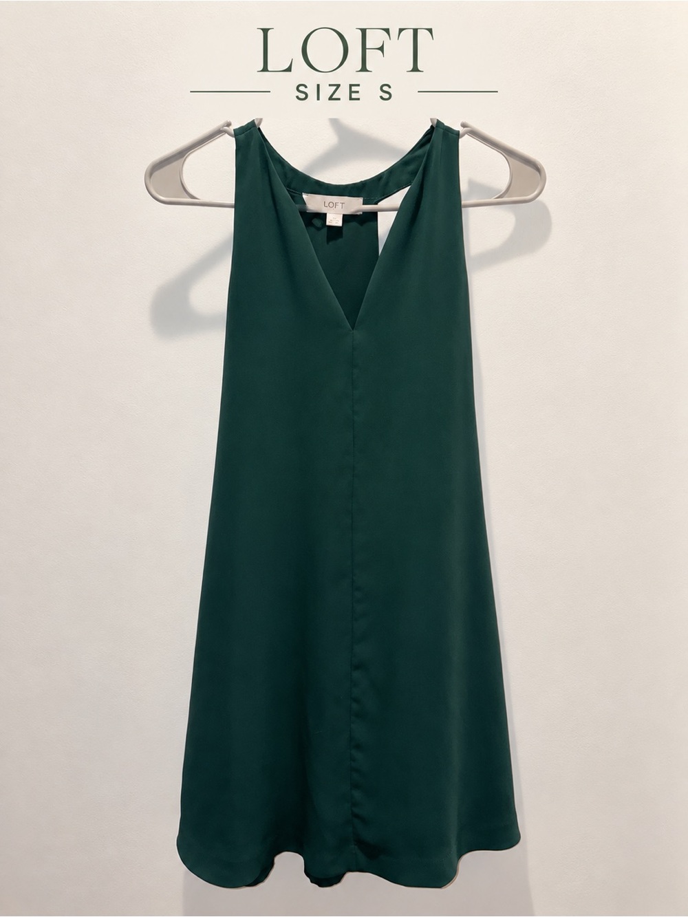 Sleeveless Teal V-Neck Women's Dress